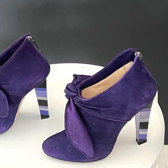 Jimmy Choo Erica Ankle Bootie Dark
Purple Suede - Picture 4 of 16